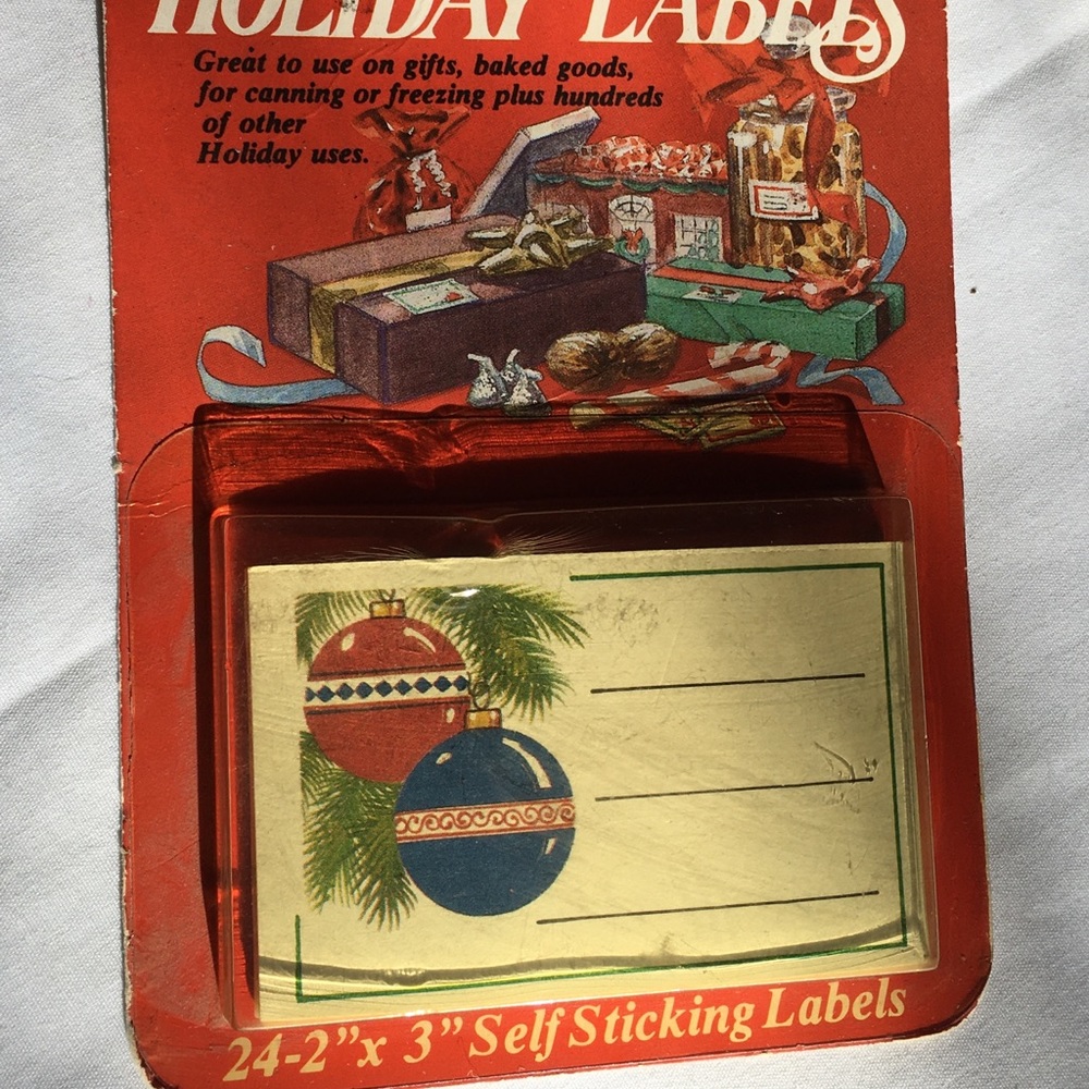 Vintage Conimar Holiday Self Sticking Labels